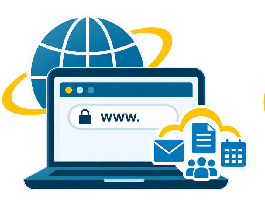 Domain and DNS support from Curly IT